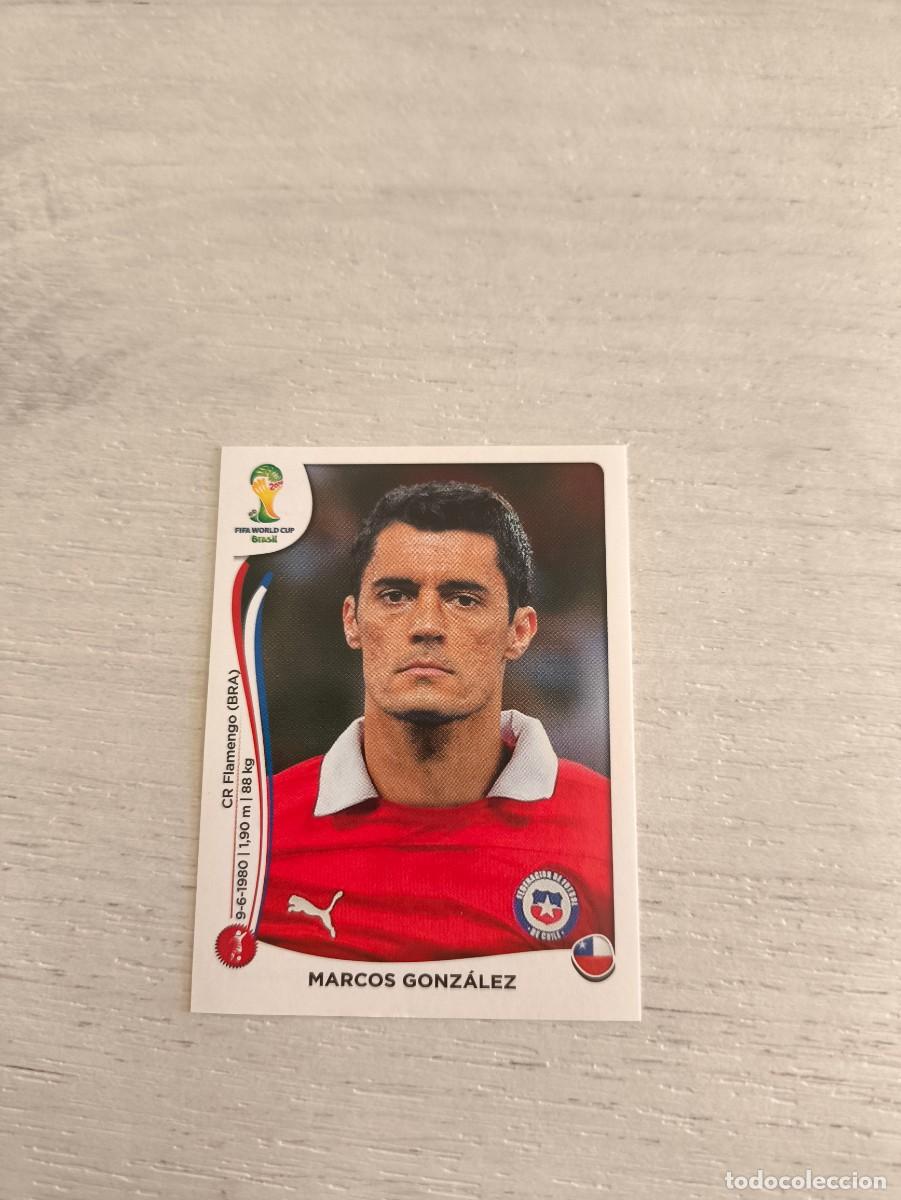 Cromos de F&uacute;tbol: 149 Marcos Gonz&aacute;lez CHILE PANINI FIFA MUNDIAL WORLD CUP BRASIL 2014 NO LIGA ESTE