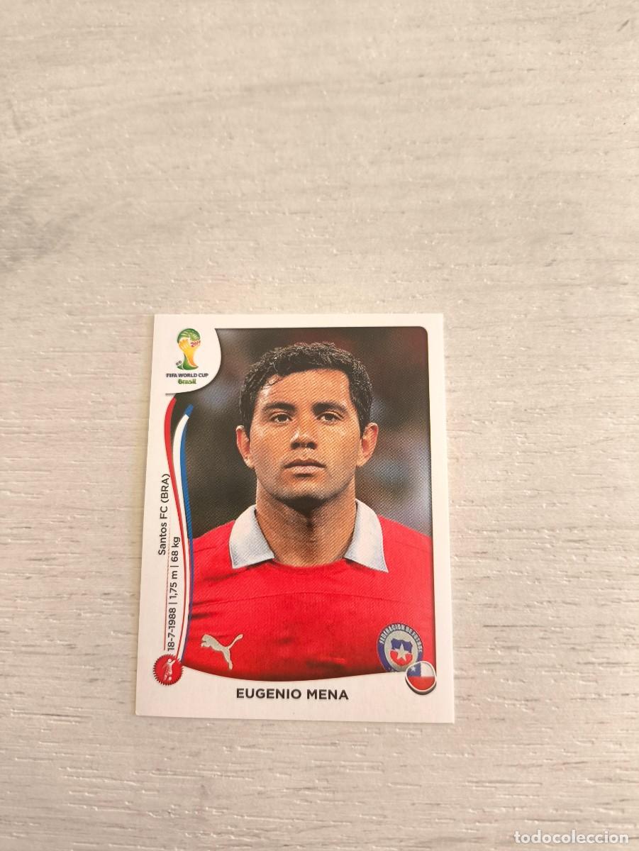 Cromos de F&uacute;tbol: 150 Eugenio Mena CHILE PANINI FIFA MUNDIAL WORLD CUP BRASIL 2014 NO LIGA ESTE
