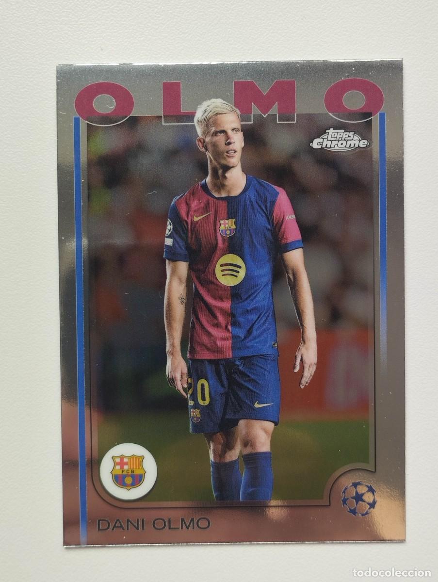 Cromos de F&uacute;tbol: CROMO CARD TOPPS CHROME 2025 DANI OLMO 94 BARCELONA