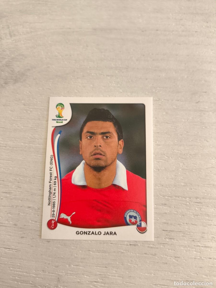 Cromos de F&uacute;tbol: 151 Gonzalo Jara CHILE PANINI FIFA MUNDIAL WORLD CUP BRASIL 2014 NO LIGA ESTE