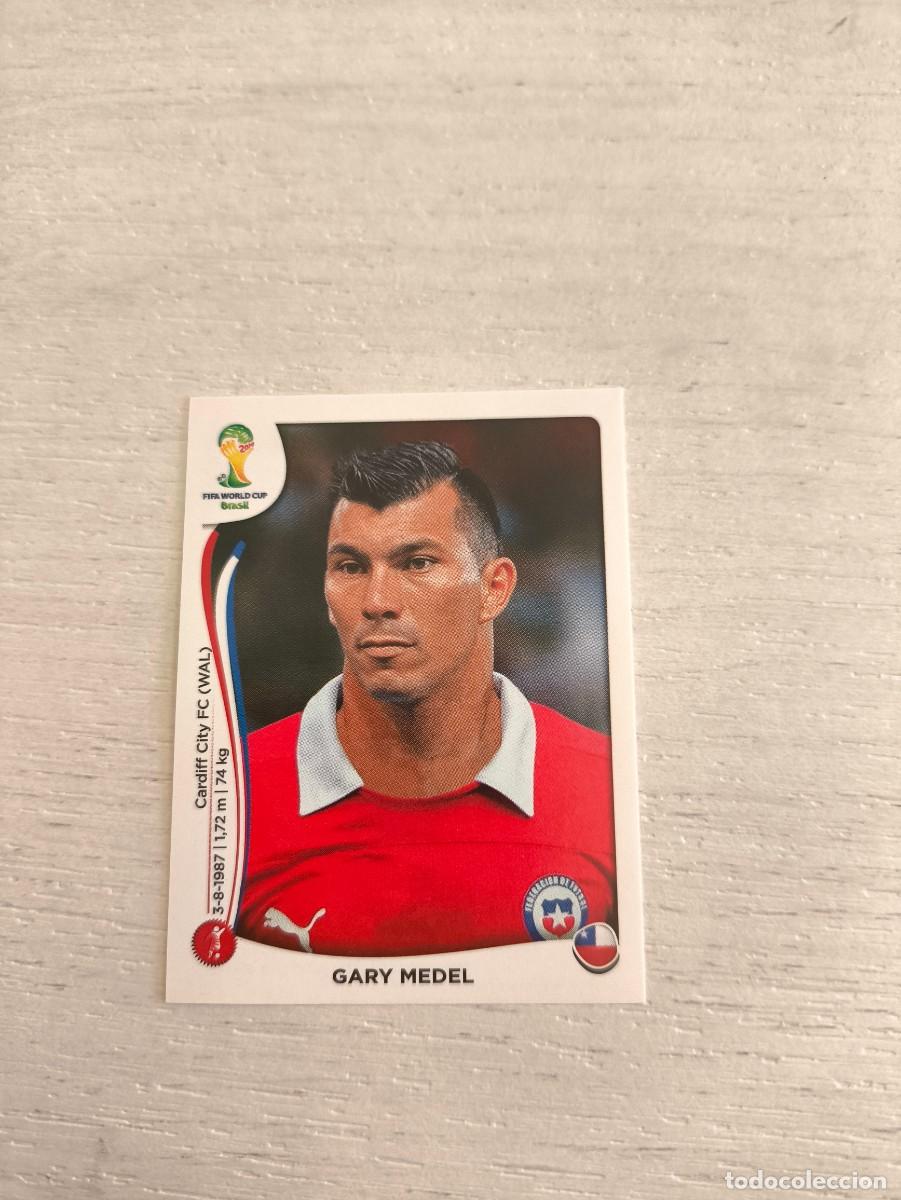Cromos de F&uacute;tbol: 153 Gary Medel CHILE PANINI FIFA MUNDIAL WORLD CUP BRASIL 2014 NO LIGA ESTE