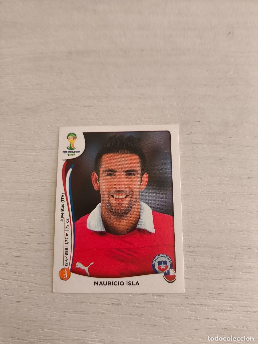 Cromos de F&uacute;tbol: 154 Mauricio Isla CHILE PANINI FIFA MUNDIAL WORLD CUP BRASIL 2014 NO LIGA ESTE
