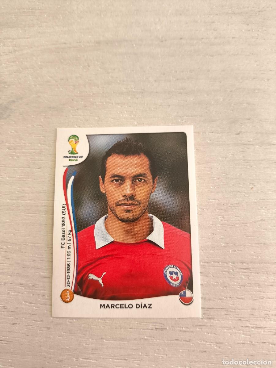 Cromos de F&uacute;tbol: 158 Marcelo D&iacute;az CHILE PANINI FIFA MUNDIAL WORLD CUP BRASIL 2014 NO LIGA ESTE