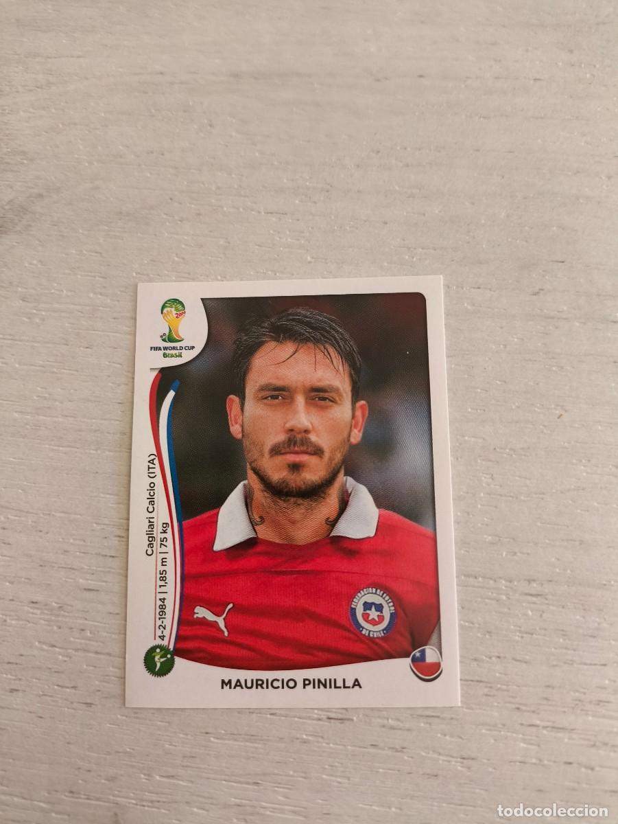 Cromos de F&uacute;tbol: 162 Mauricio Pinilla CHILE PANINI FIFA MUNDIAL WORLD CUP BRASIL 2014 NO LIGA ESTE