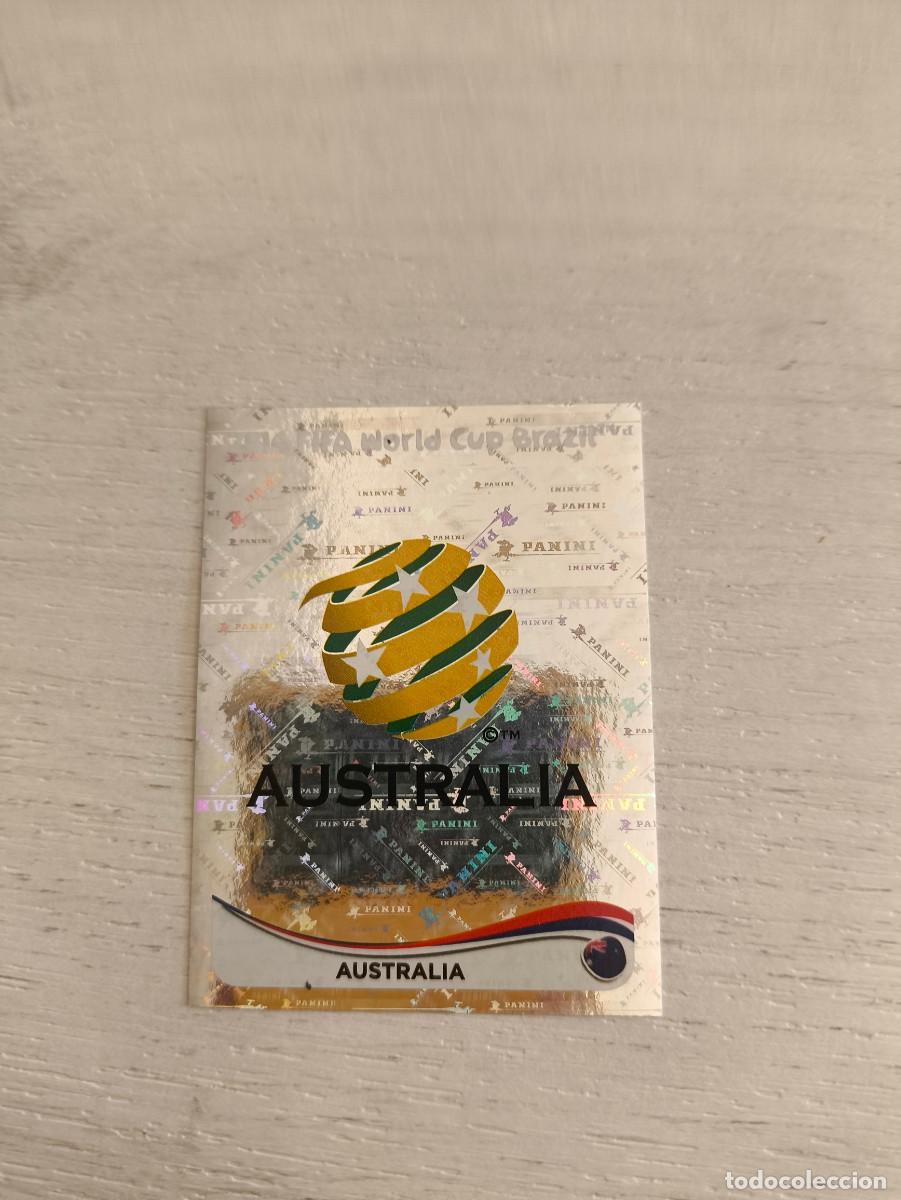 Cromos de F&uacute;tbol: 165 ESCUDO EMBLEMA AUSTRALIA PANINI FIFA MUNDIAL WORLD CUP BRASIL 2014 NO LIGA ESTE