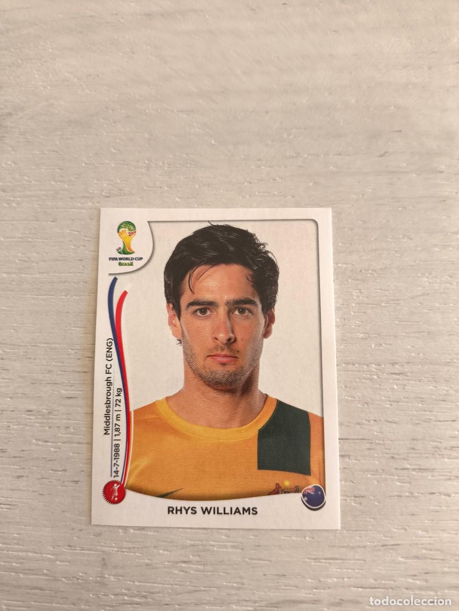Cartes &agrave; collectionner de Football: 172 Rhys Williams AUSTRALIA PANINI FIFA MUNDIAL WORLD CUP BRASIL 2014 NO LIGA ESTE
