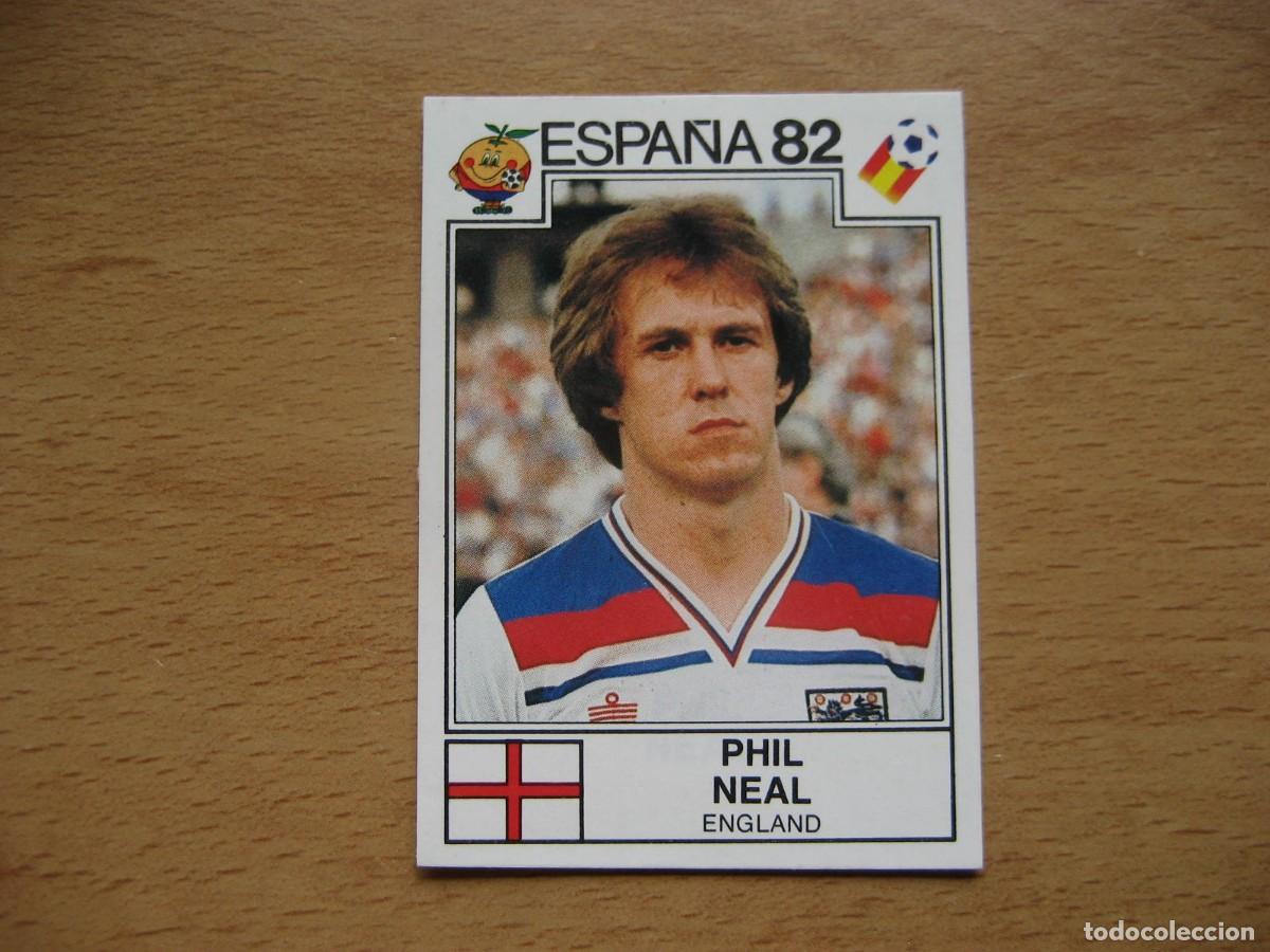 Cartes &agrave; collectionner de Football: ESPA&Ntilde;A 82 - N&ordm; 241 PHIL NEAL - INGLATERRA - PANINI