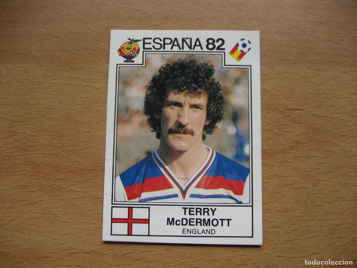 Cromos de F&uacute;tbol: ESPA&Ntilde;A 82 - N&ordm; 247 TERRY McDERMOTT - INGLATERRA - PANINI