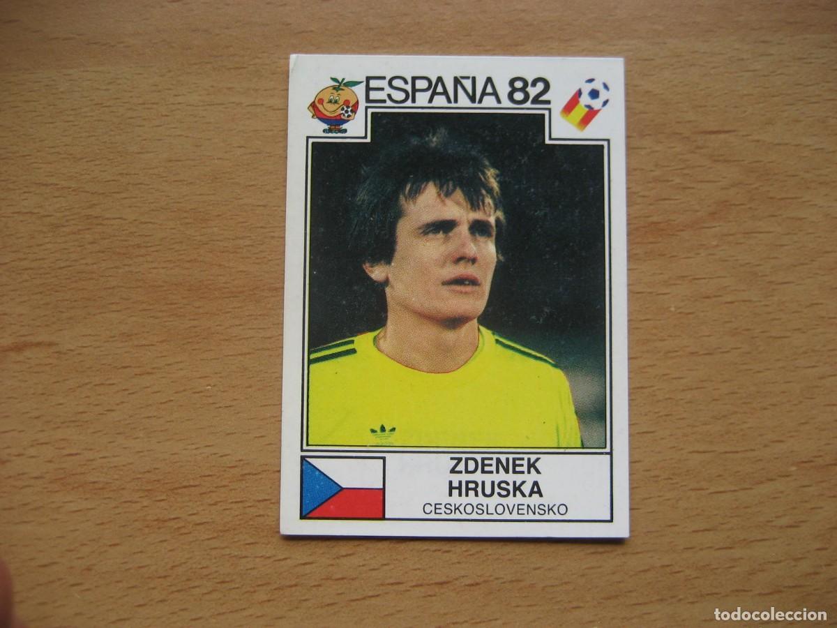 Cromos de F&uacute;tbol: ESPA&Ntilde;A 82 - N&ordm; 258 ZDENEK HRUSKA - CHECOSLOVAQUIA - PANINI