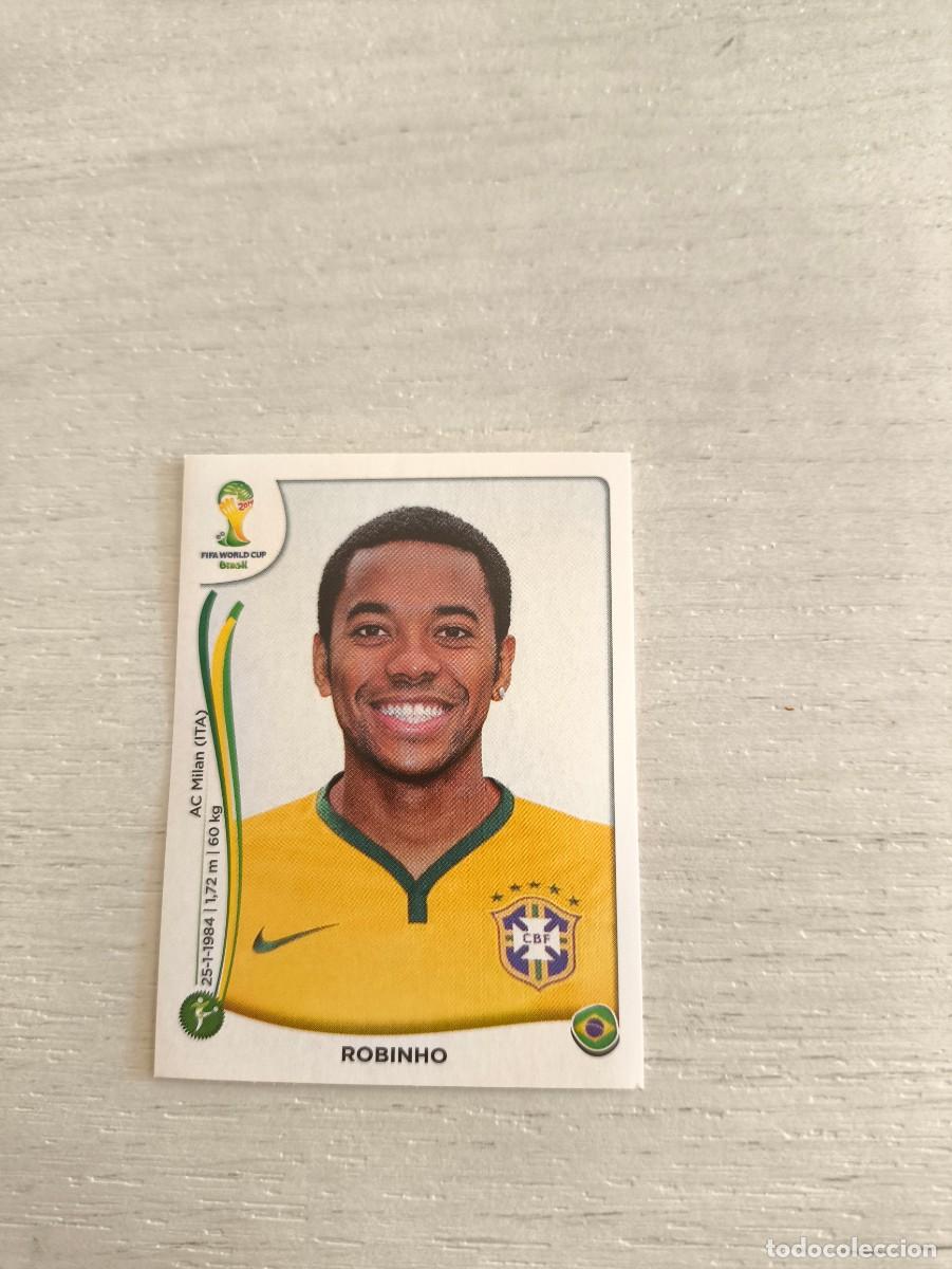 Cromos de F&uacute;tbol: 47 Robinho BRASIL PANINI FIFA MUNDIAL WORLD CUP BRASIL 2014 NO LIGA ESTE