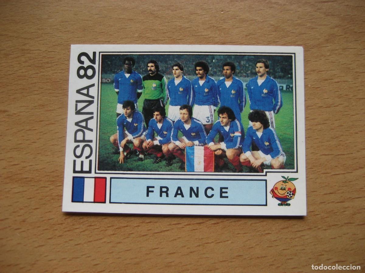 Cromos de F&uacute;tbol: ESPA&Ntilde;A 82 - N&ordm; 275 EQUIPO - FRANCIA - PANINI