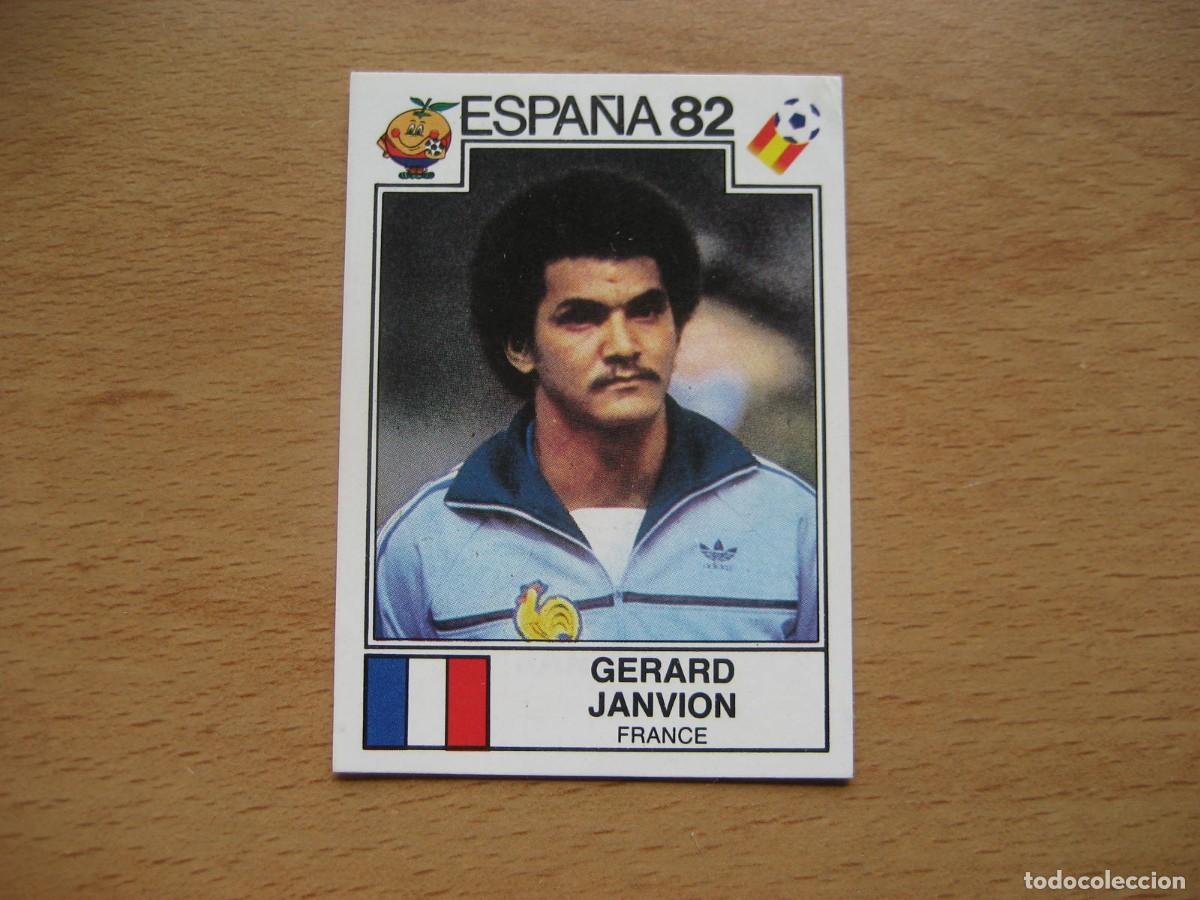 Cromos de F&uacute;tbol: ESPA&Ntilde;A 82 - N&ordm; 277 GERARD JANVION - FRANCIA - PANINI