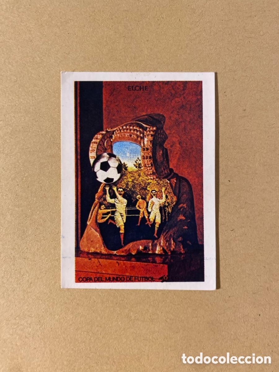 Cromos de F&uacute;tbol: Cromo panini mundial Espa&ntilde;a 82 n&uacute;mero 19 sede Elche - Sticker album world cup Spain 1982