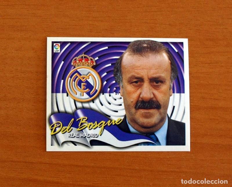 Cromos de F&uacute;tbol: Real Madrid - Del Bosque, Entrenador - Ediciones Este Liga 2000-2001, 00-01 - Nunca Pegado