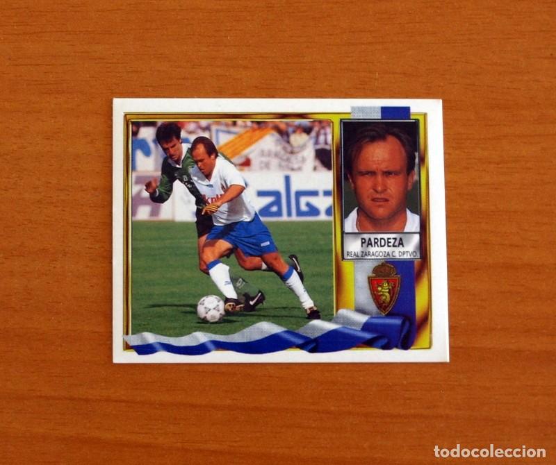 Cromos de F&uacute;tbol: Real Zaragoza - Pardeza - Ediciones Este Liga 1995-1996, 95-96 - Nunca Pegado