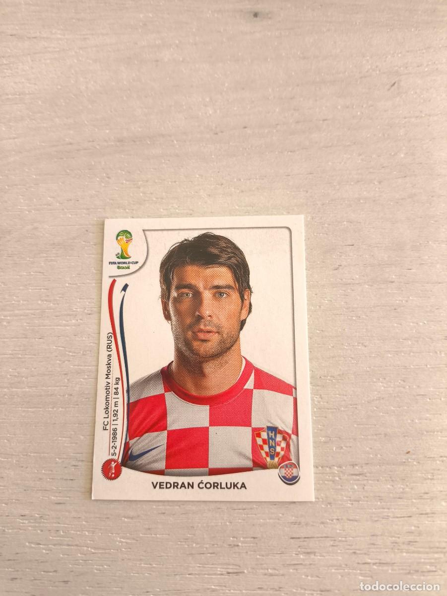 Cromos de F&uacute;tbol: 55 Vedran Ćorluka CROACIA PANINI FIFA MUNDIAL WORLD CUP BRASIL 2014 NO LIGA ESTE