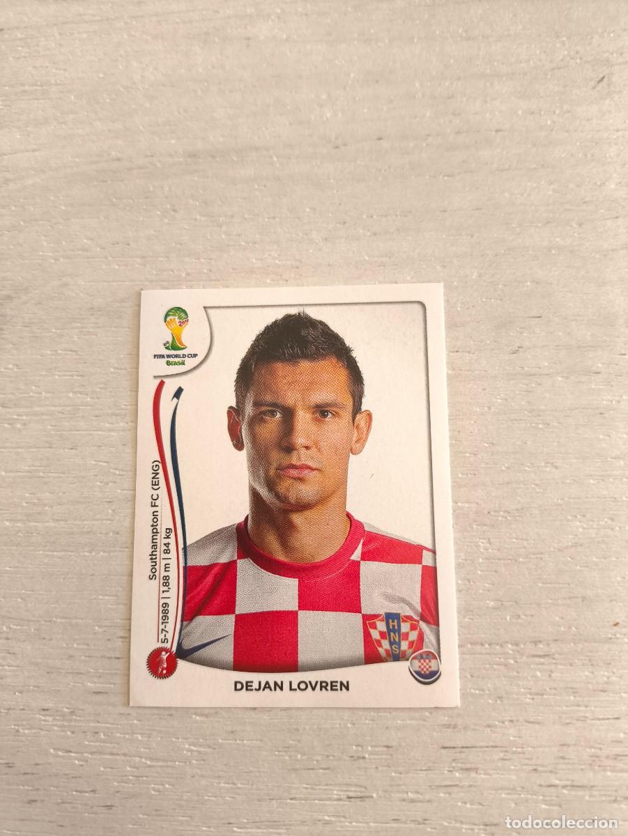 Fu&szlig;ball-Sticker: 57 Dejan Lovren CROACIA PANINI FIFA MUNDIAL WORLD CUP BRASIL 2014 NO LIGA ESTE