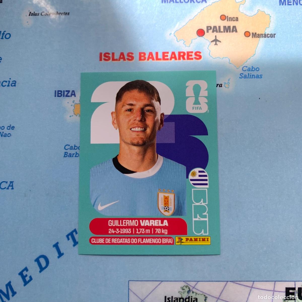 Fu&szlig;ball-Sticker: Uruguay n&uacute;mero 8 cromo panini Mundial Fifa World Cup 2026