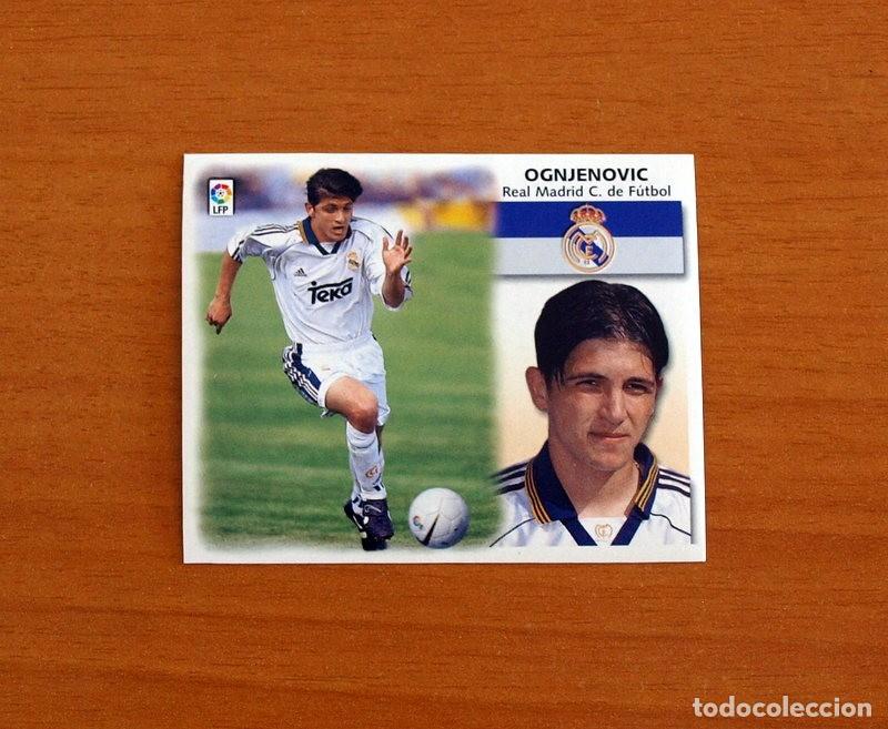 Cromos de F&uacute;tbol: Real Madrid - Ognjenovic - Ediciones Este Liga 1999-2000, 99-00 - Nunca Pegado