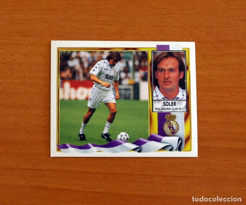 Cromos de F&uacute;tbol: Real Madrid - Soler - Fichaje n&ordm; 14 - Ediciones Este Liga 1995-1996, 95-96 - Nunca Pegado