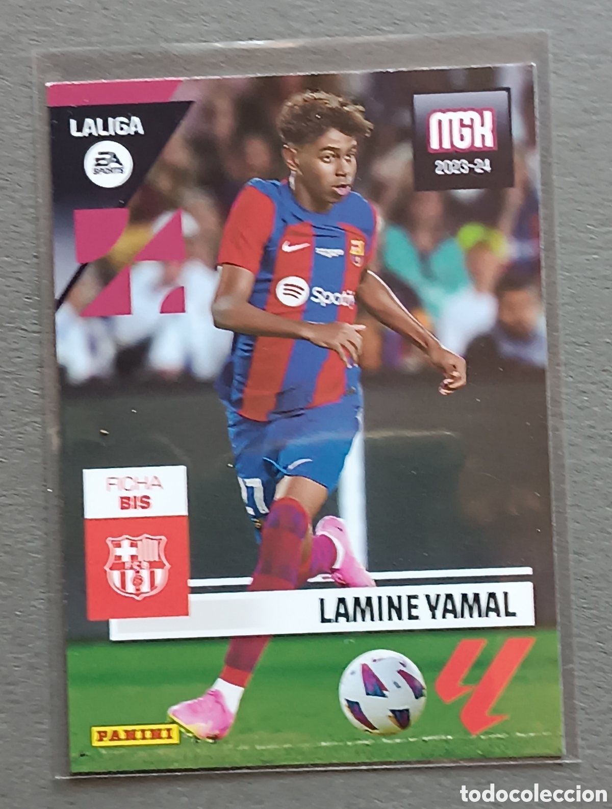 Cromos de F&uacute;tbol: Lamine Yamal Megacraks MGK 2023-24 Card 108 bis