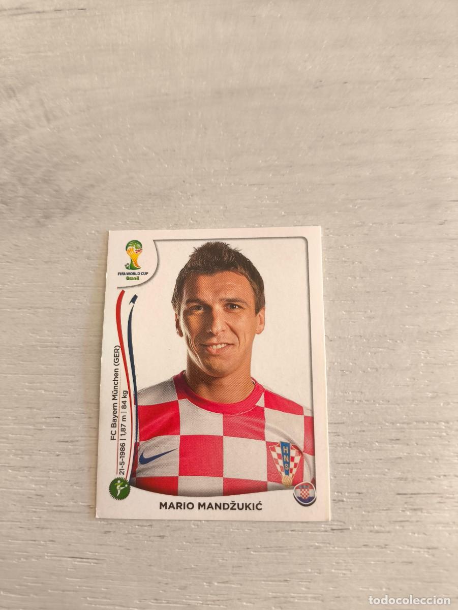 Cromos de F&uacute;tbol: 69 Mario Mandžukic CROACIA PANINI FIFA MUNDIAL WORLD CUP BRASIL 2014 NO LIGA ESTE