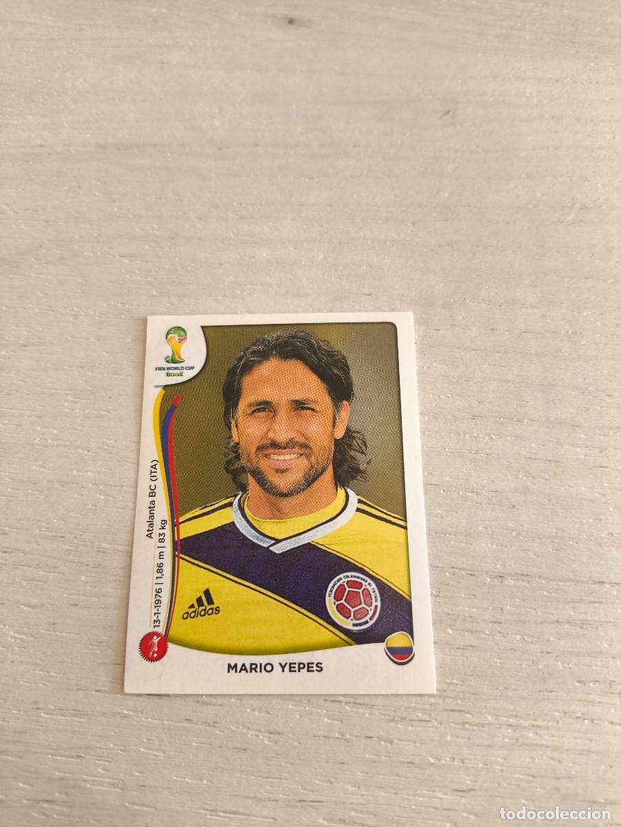 Cromos de F&uacute;tbol: 187 Mario Yepes COLOMBIA PANINI FIFA MUNDIAL WORLD CUP BRASIL 2014 NO LIGA ESTE