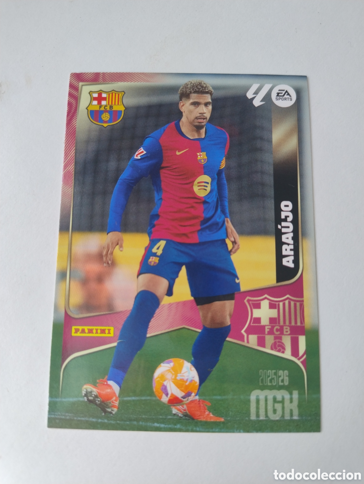 Cromos de F&uacute;tbol: 78 - Araujo - Barcelona - Megacracks 2025 - 2026