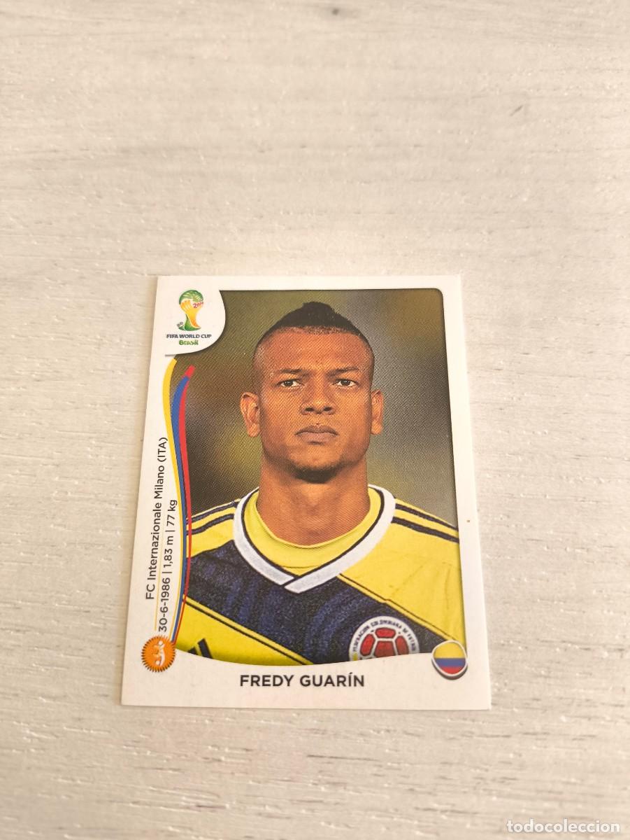 Cromos de F&uacute;tbol: 195 Fredy Guarin COLOMBIA PANINI FIFA MUNDIAL WORLD CUP BRASIL 2014 NO LIGA ESTE