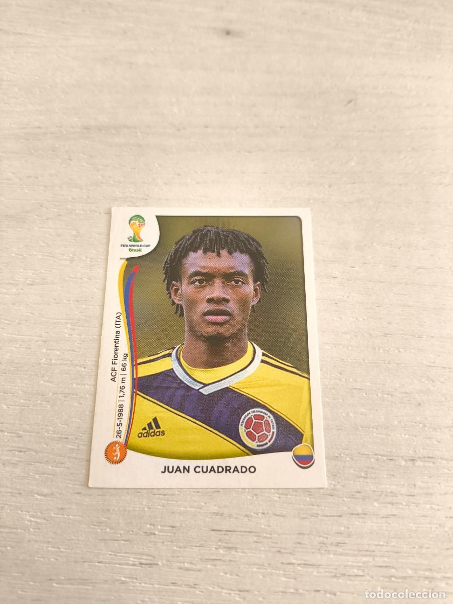 Cromos de F&uacute;tbol: 196 Juan Cuadrado COLOMBIA PANINI FIFA MUNDIAL WORLD CUP BRASIL 2014 NO LIGA ESTE