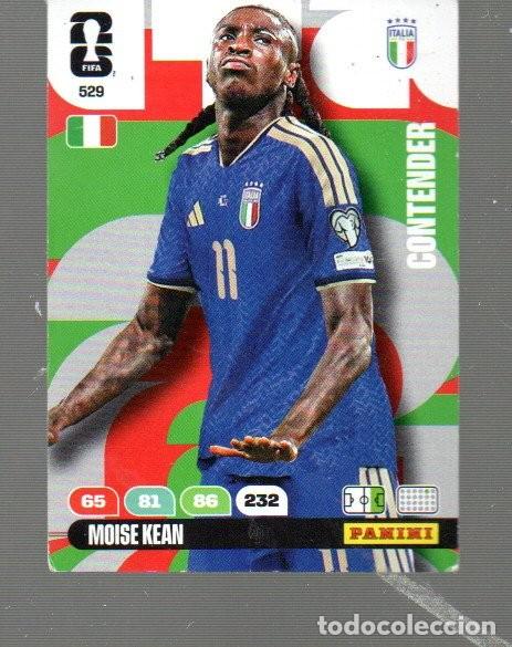 Cromos de F&uacute;tbol: CROMO DE EDITOR XL ADRENALYN PANINI ITALIA MOISE KEAN N&ordm; 529 FIFA WORLD CUP 2026