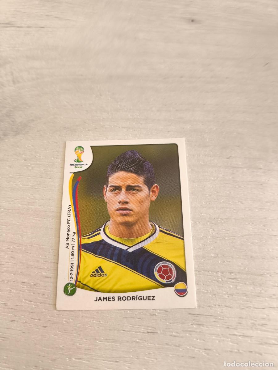 Cromos de F&uacute;tbol: 199 James Rodriguez COLOMBIA PANINI FIFA MUNDIAL WORLD CUP BRASIL 2014 NO LIGA ESTE