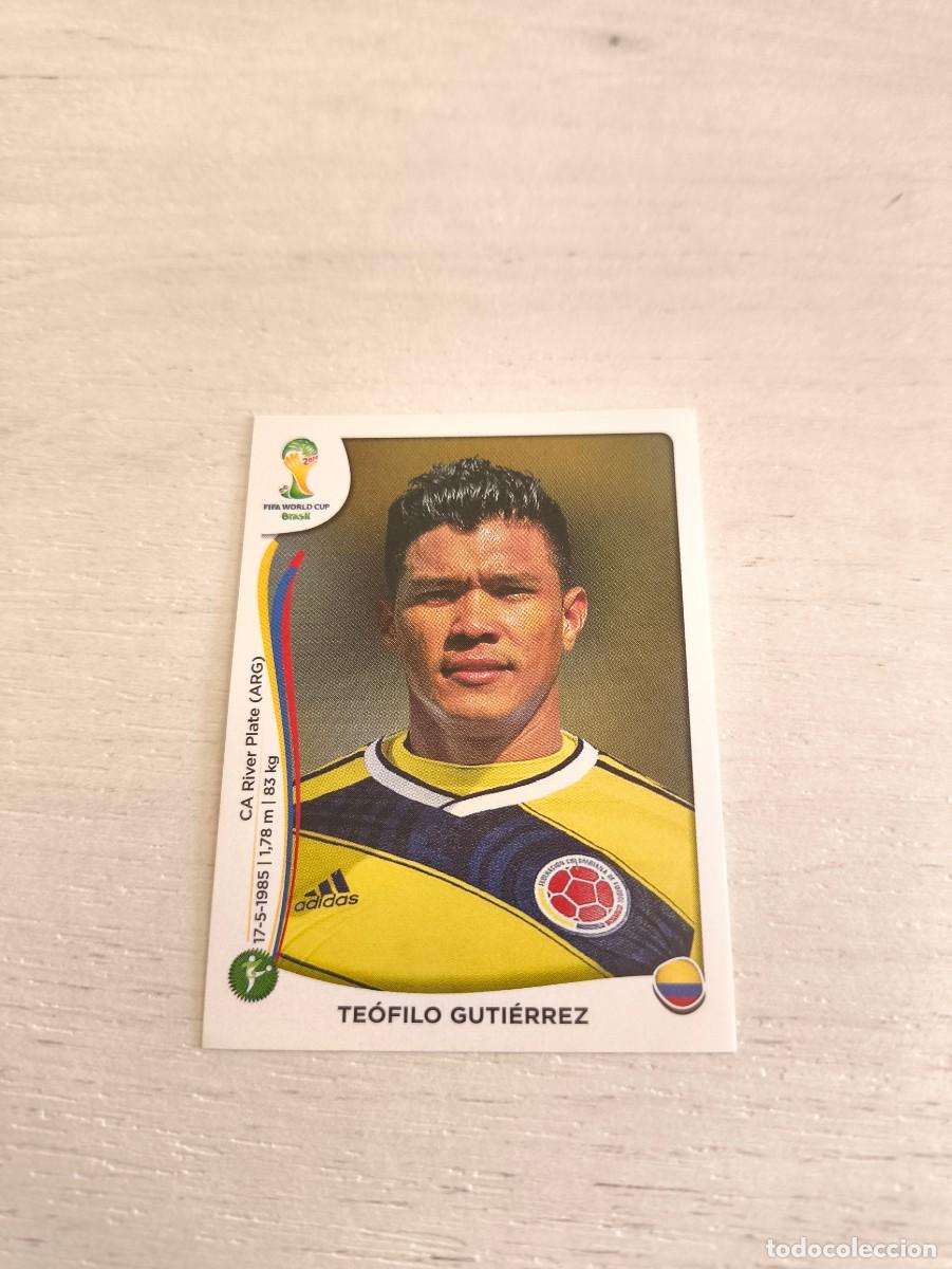 Cromos de F&uacute;tbol: 200 Teofilo Gutierrez COLOMBIA PANINI FIFA MUNDIAL WORLD CUP BRASIL 2014 NO LIGA ESTE