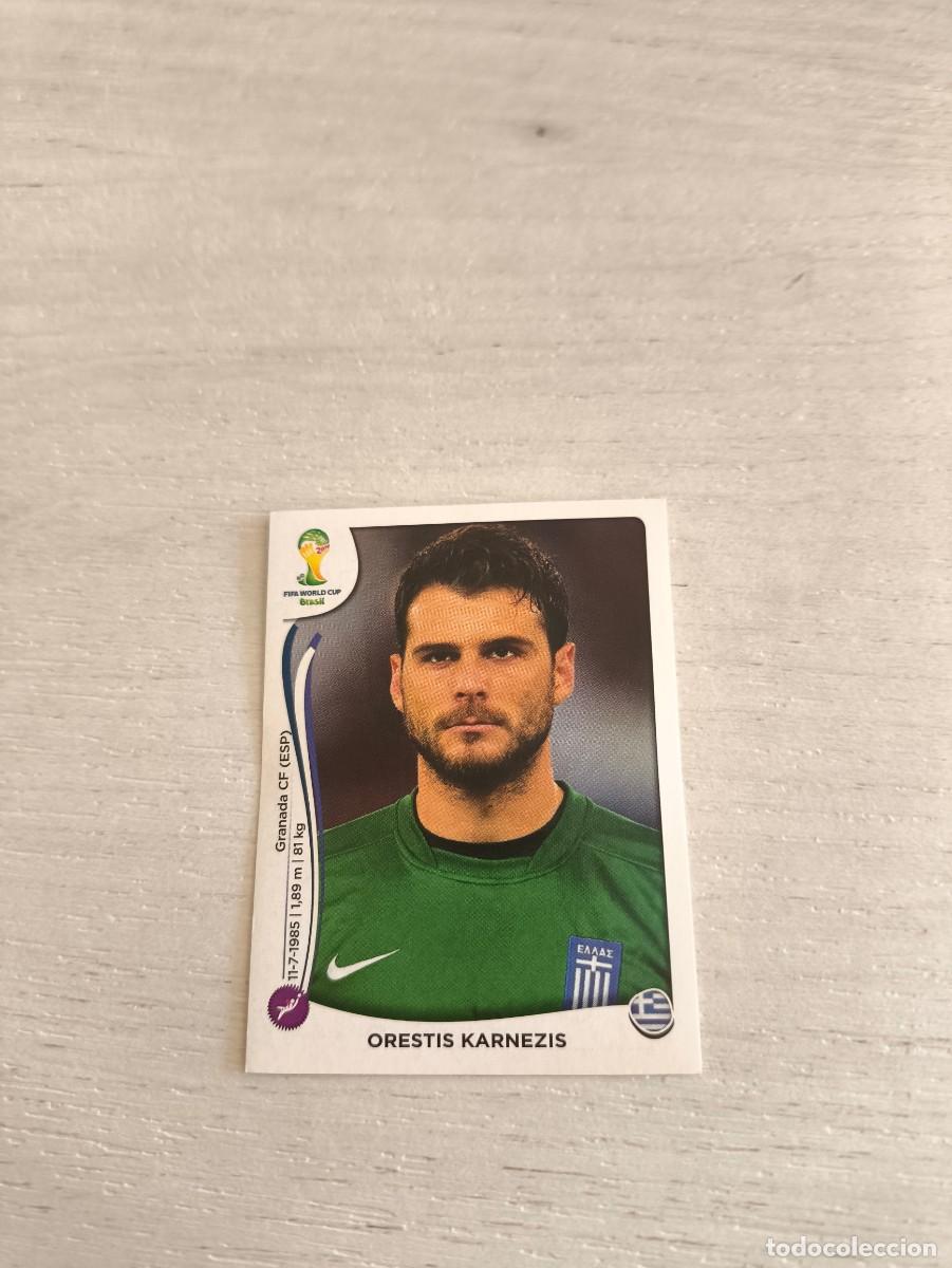 Cromos de F&uacute;tbol: 205 Orestis Karnezis GRECIA PANINI FIFA MUNDIAL WORLD CUP BRASIL 2014 NO LIGA ESTE