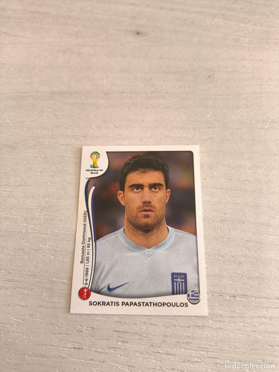 Cromos de F&uacute;tbol: 207 Sokratis Papastathopoulos GRECIA PANINI FIFA MUNDIAL WORLD CUP BRASIL 2014 NO LIGA ESTE