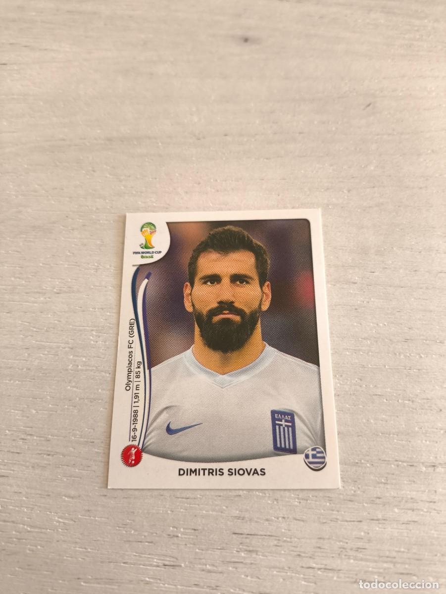 Cromos de F&uacute;tbol: 209 Dimitris Siovas GRECIA PANINI FIFA MUNDIAL WORLD CUP BRASIL 2014 NO LIGA ESTE