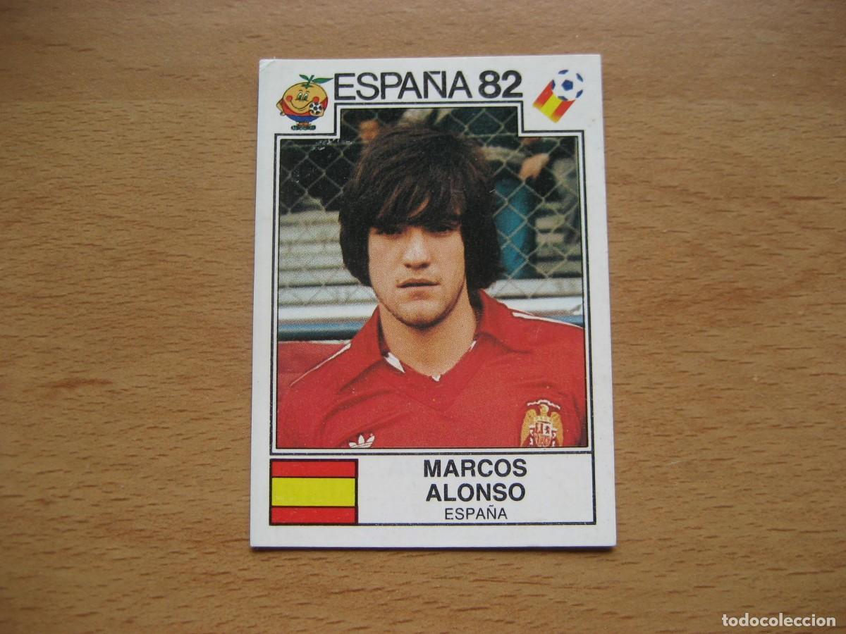 Figurine di Calcio: ESPA&Ntilde;A 82 - N&ordm; 304 MARCOS ALONSO - ESPA&Ntilde;A - PANINI