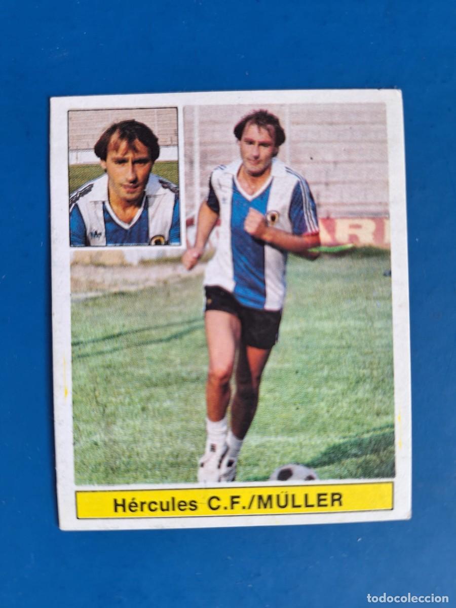 Football Stickers: Este 81 82 1981 1982 Muller Hercules ultimos fichajes UF 28 bis fichaje