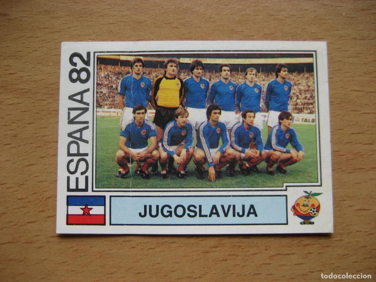Cromos de F&uacute;tbol: ESPA&Ntilde;A 82 - N&ordm; 311 EQUIPO - YUGOSLAVIA - PANINI