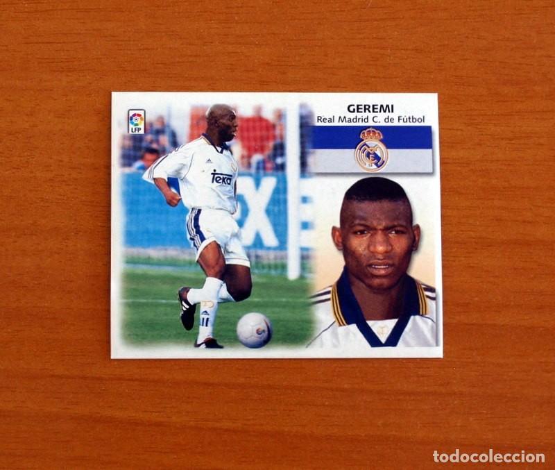 Cromos de F&uacute;tbol: Real Madrid - Geremi - Ediciones Este Liga 1999-2000, 99-00 - Nunca Pegado
