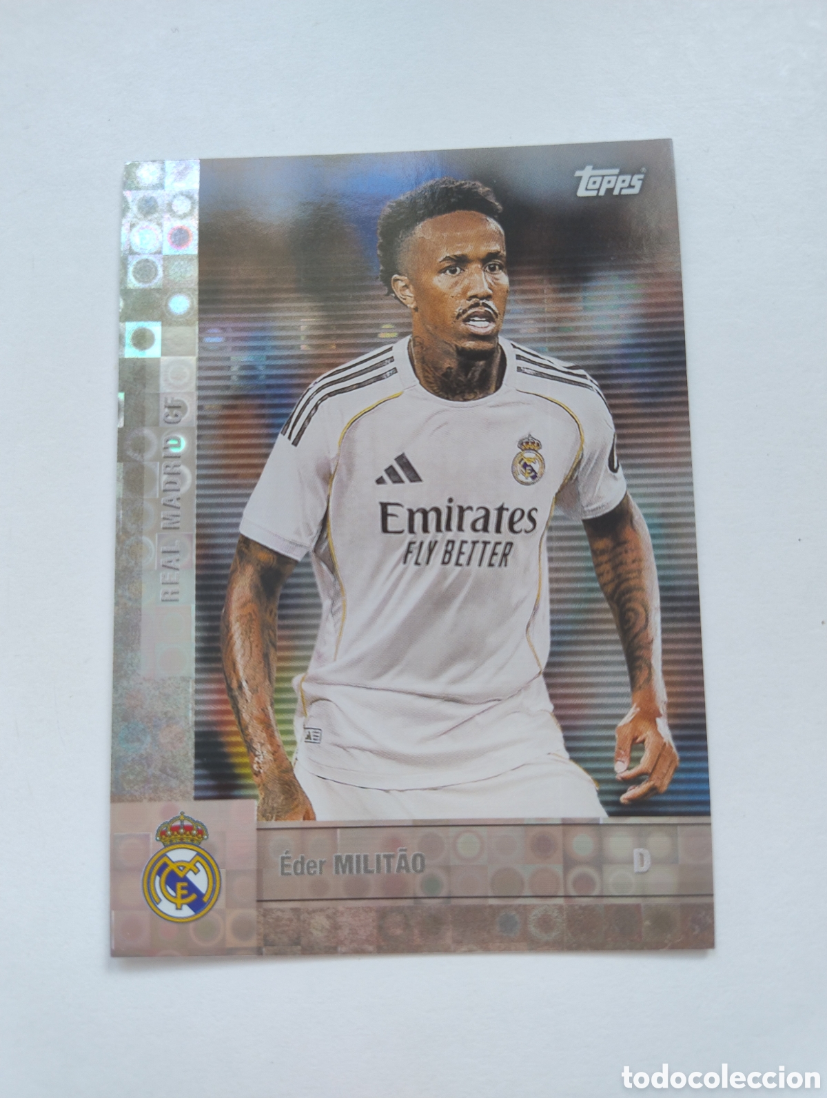 Cromos de F&uacute;tbol: 8 - Militao - Real Madrid - Topps Team Set 2025 - 2026 Paralela