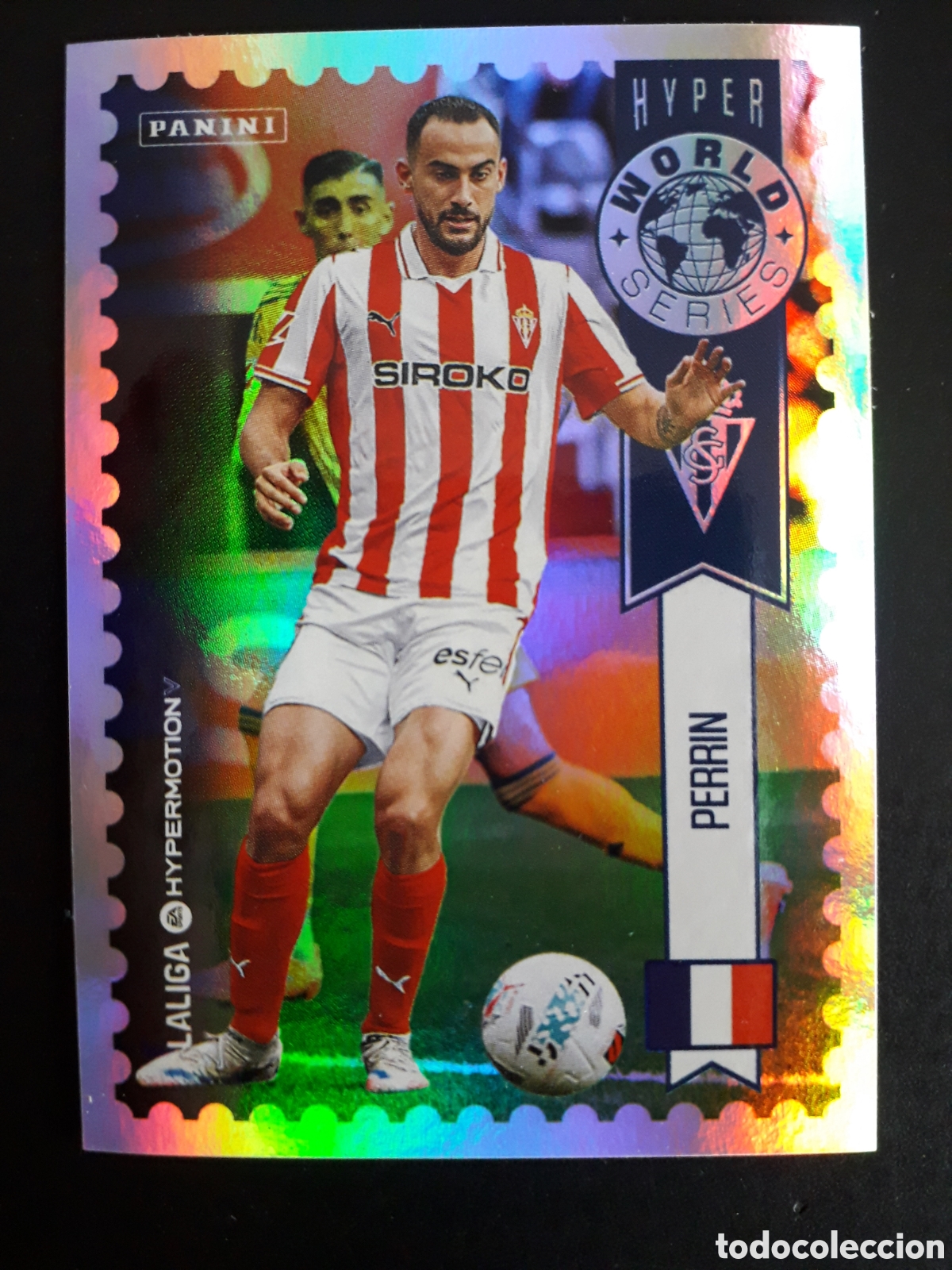 Cromos de F&uacute;tbol: PERRIN SPORTING DE GIJ&Oacute;N WORLD N&deg; 452 LALIGA HYPERMOTION 25 26 2025 2026 PANINI PEDIDO M&Iacute;NIMO 3&euro;