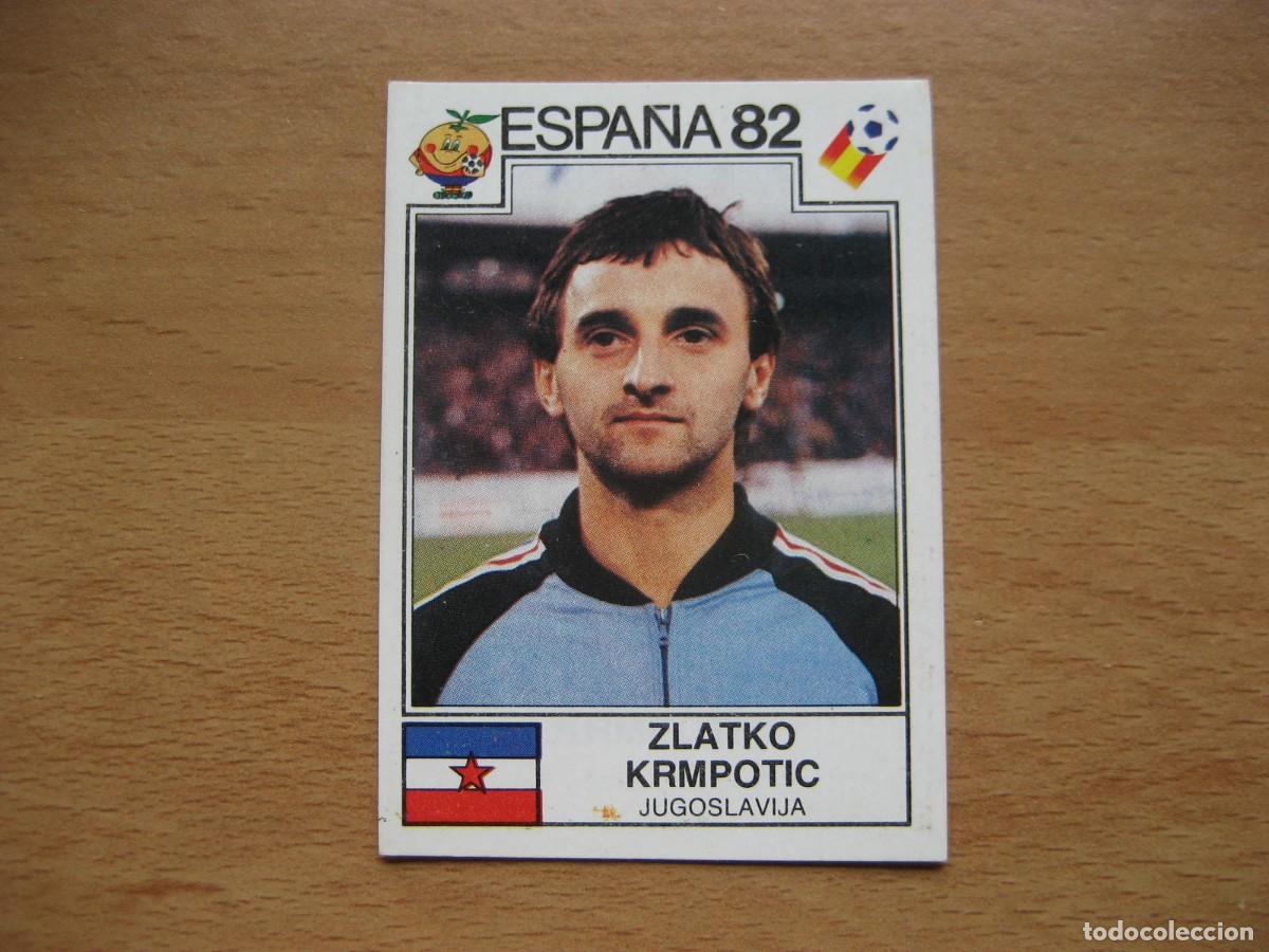 Cromos de F&uacute;tbol: ESPA&Ntilde;A 82 - N&ordm; 317 ZLATKO KRMPOTIC - YUGOSLAVIA - PANINI