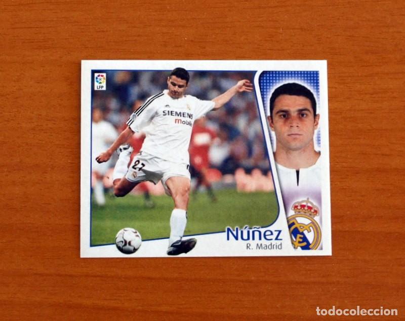Cromos de F&uacute;tbol: Real Madrid - Nu&ntilde;ez - Baja - Ediciones Este Liga 2004-2005, 04-05 - Nunca Pegado