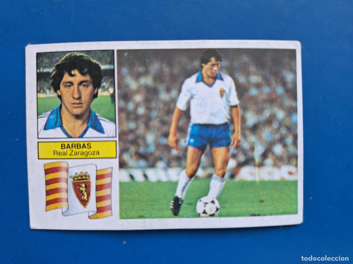Cromos de F&uacute;tbol: Este 82 83 1982 1983 Barbas Zaragoza ultimos fichajes UF 4 fichaje