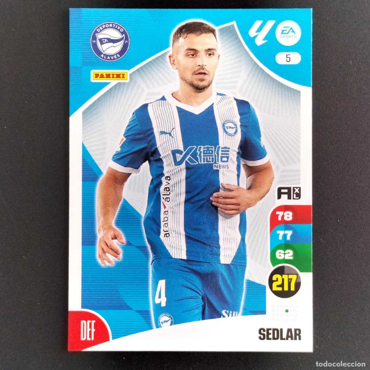 Cromos de F&uacute;tbol: 5 SEDLAR ALAVES CROMOS ADRENALYN XL LALIGA CARD 2024 2025 24 25 PANINI