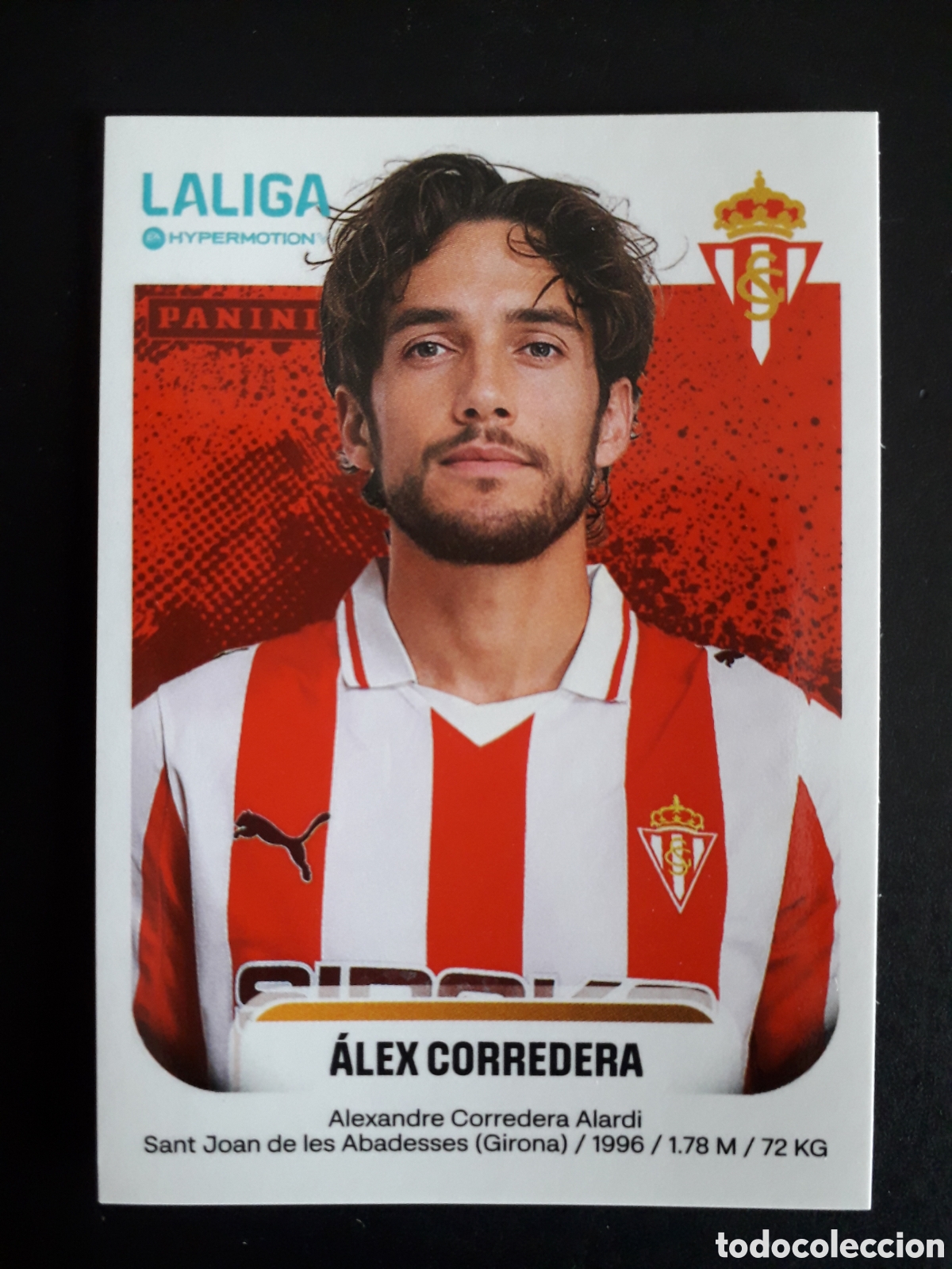 Cromos de F&uacute;tbol: &Aacute;LEX CORREDERA SPORTING DE GIJ&Oacute;N N&deg; 375 LALIGA HYPERMOTION 25 26 2025 2026 PANINI PEDIDO M&Iacute;NIMO 3&euro;