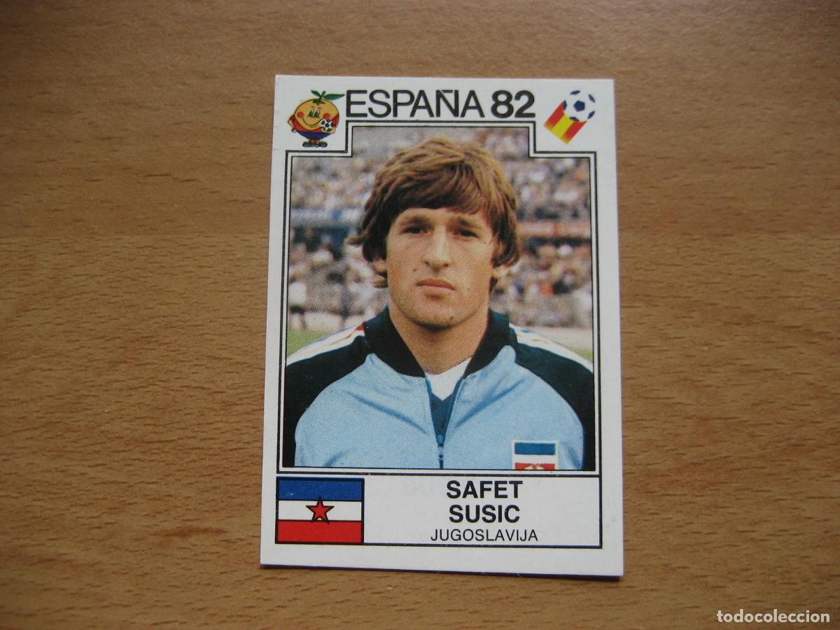 Cromos de F&uacute;tbol: ESPA&Ntilde;A 82 - N&ordm; 325 SAFET SUSIC - YUGOSLAVIA - PANINI