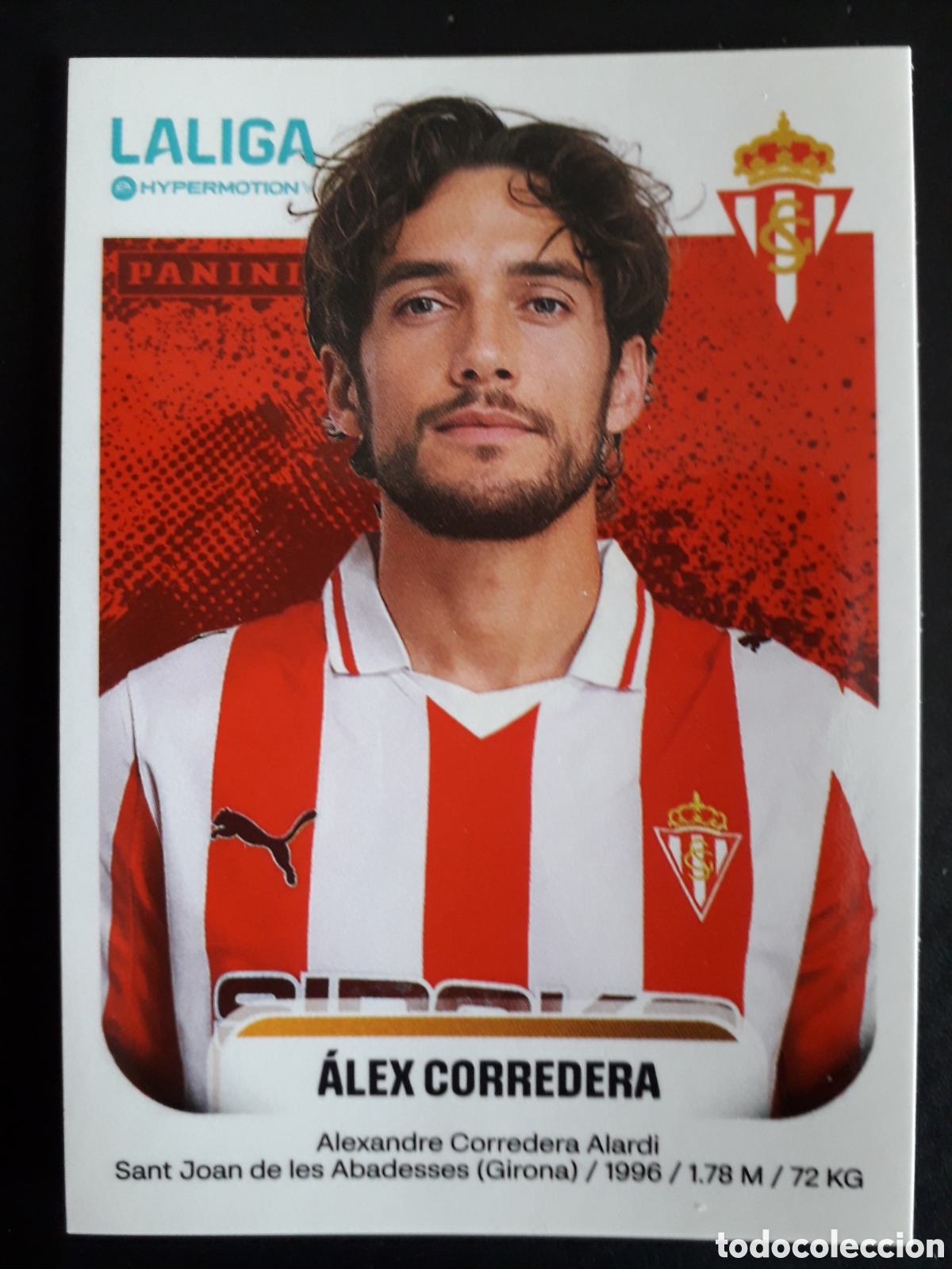 Cromos de F&uacute;tbol: &Aacute;LEX CORREDERA SPORTING DE GIJ&Oacute;N N&deg; 375 LALIGA HYPERMOTION 25 26 2025 2026 PANINI PEDIDO M&Iacute;NIMO 3&euro;