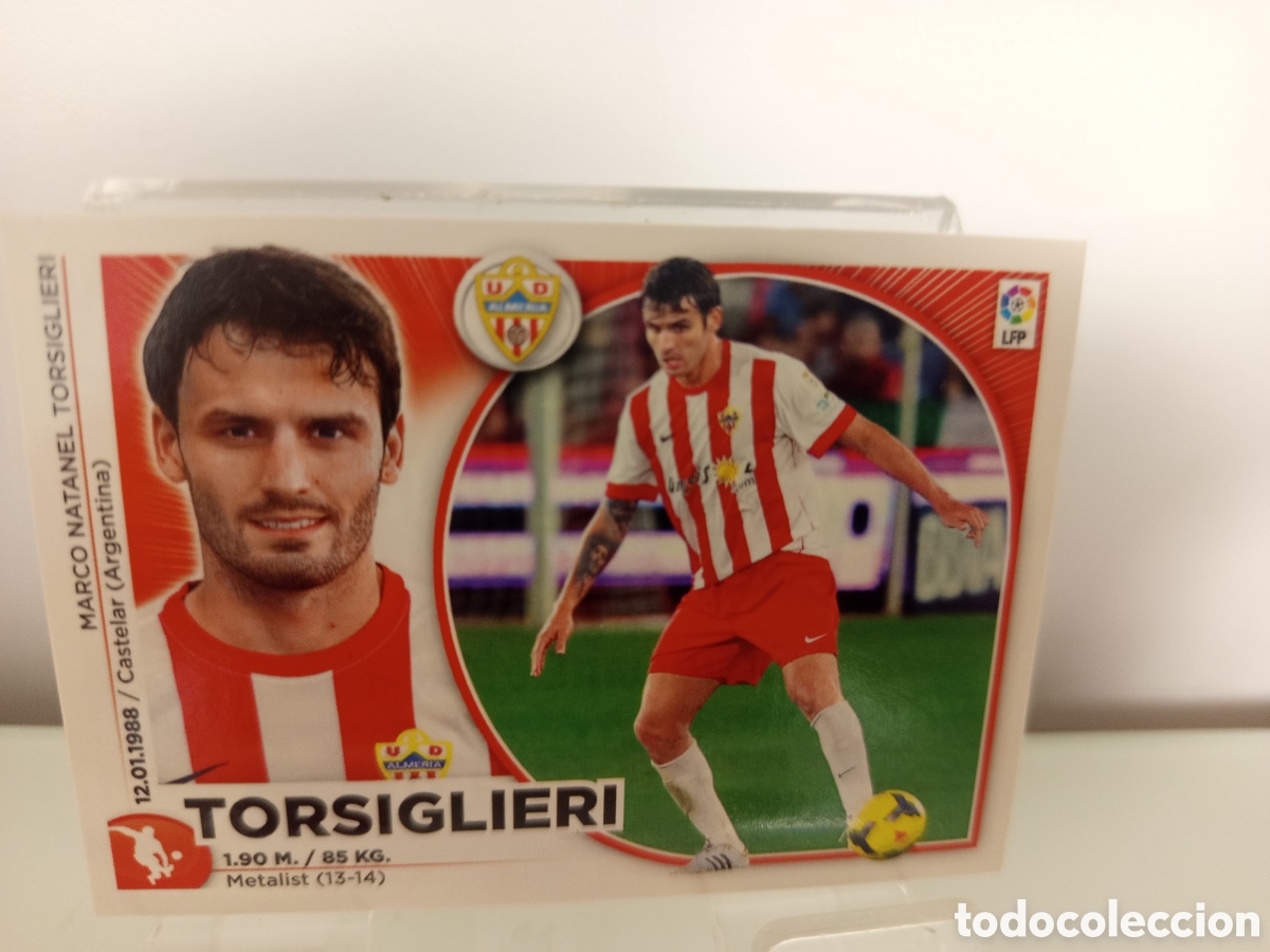 Cromos de F&uacute;tbol: ❇️ CROMO ⚽ TORSIGLIERI ALMER&Iacute;A 14 15 2014 2015 ESTE PANINI SIN PEGAR ❇️